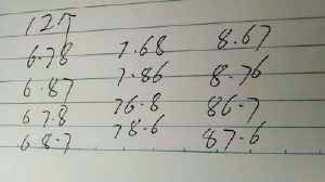 用數(shù)字卡片兒678和小數(shù)點(diǎn).,你能組成多少個不同的小數(shù) 每張卡片兒都要用上